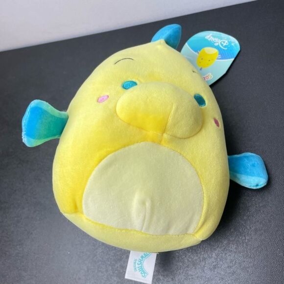 New Disney Squishmallows Little Mermain Flounder 8” - Picture 7 of 9